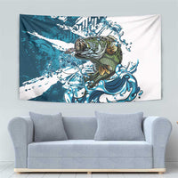 Bass Fishing Fisherman Tapestry Fish Sport Largemouth - Wonder Print Shop