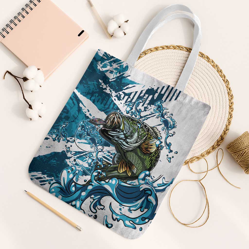 Bass Fishing Fisherman Tote Bag Fish Sport Largemouth - Wonder Print Shop