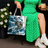 Bass Fishing Fisherman Tote Bag Fish Sport Largemouth - Wonder Print Shop