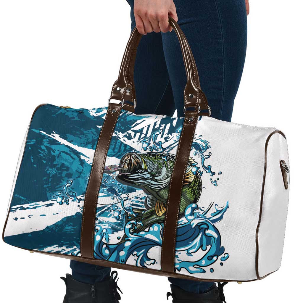 Bass Fishing Fisherman Travel Bag Fish Sport Largemouth - Wonder Print Shop