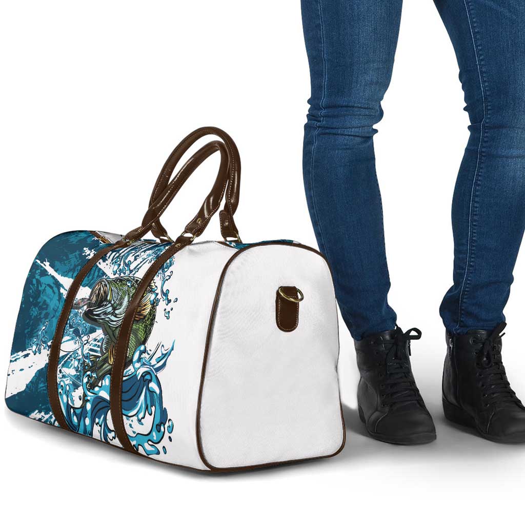 Bass Fishing Fisherman Travel Bag Fish Sport Largemouth - Wonder Print Shop