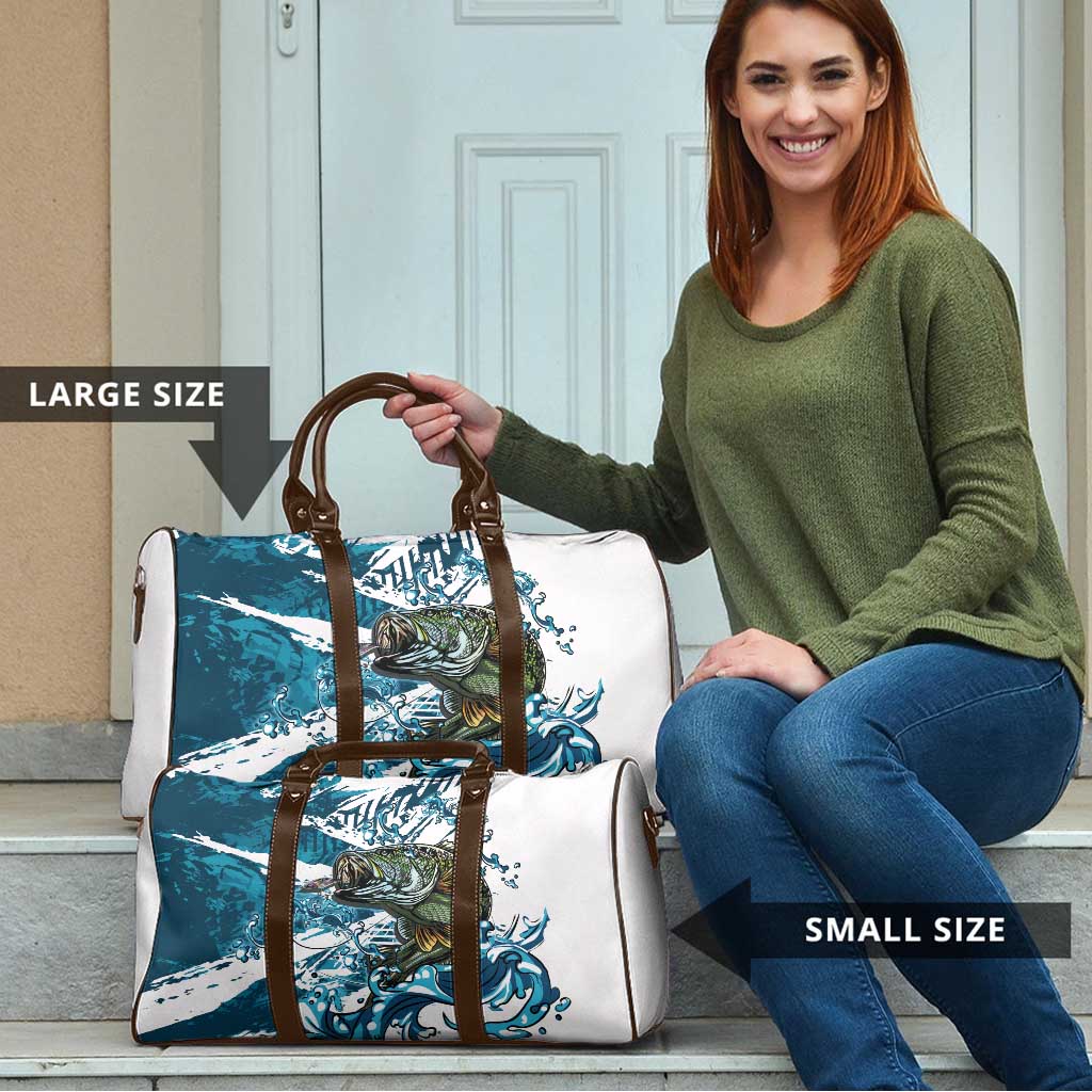 Bass Fishing Fisherman Travel Bag Fish Sport Largemouth - Wonder Print Shop