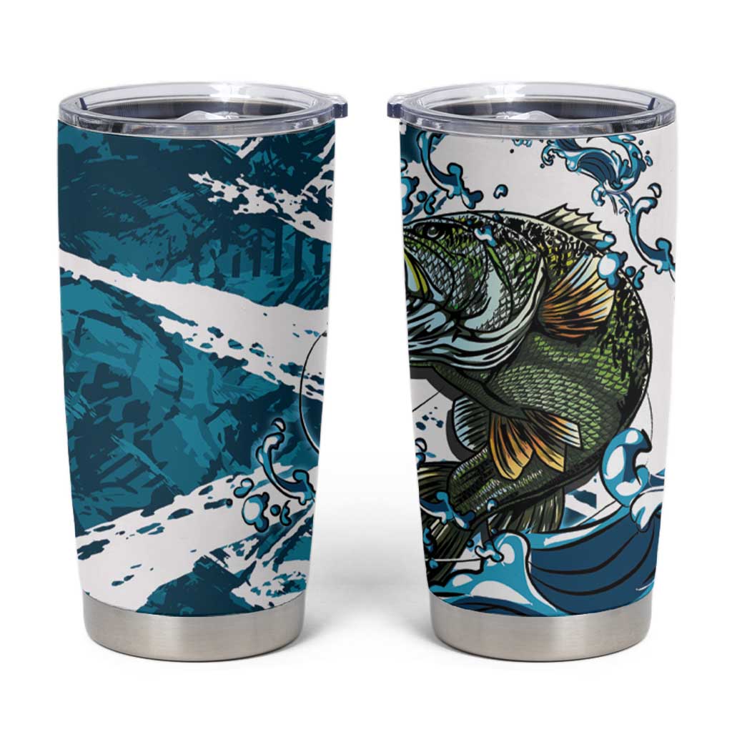 Bass Fishing Fisherman Tumbler Cup Fish Sport Largemouth - Wonder Print Shop