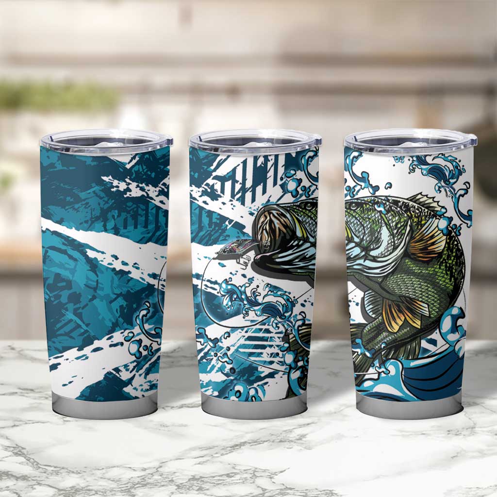 Bass Fishing Fisherman Tumbler Cup Fish Sport Largemouth - Wonder Print Shop