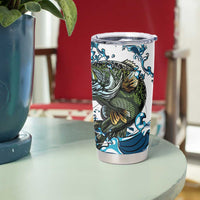 Bass Fishing Fisherman Tumbler Cup Fish Sport Largemouth - Wonder Print Shop