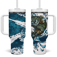 Bass Fishing Fisherman Tumbler With Handle Fish Sport Largemouth - Wonder Print Shop