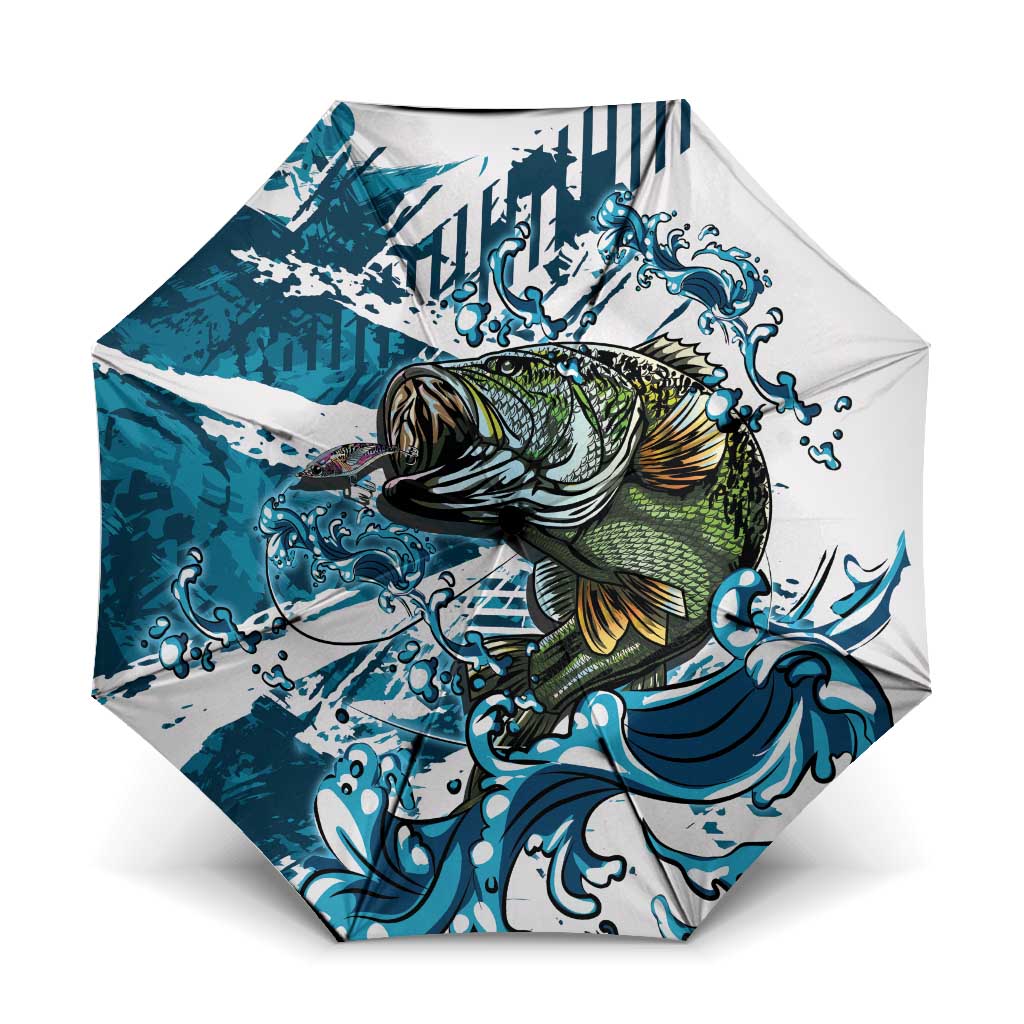Bass Fishing Fisherman Umbrella Fish Sport Largemouth - Wonder Print Shop