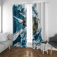 Bass Fishing Fisherman Window Curtain Fish Sport Largemouth - Wonder Print Shop