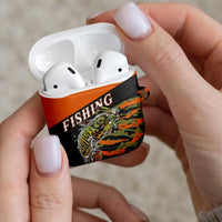 Bass Fishing Fisherman AirPods Case Camouflag Pattern - Wonder Print Shop