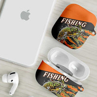 Bass Fishing Fisherman AirPods Case Camouflag Pattern - Wonder Print Shop