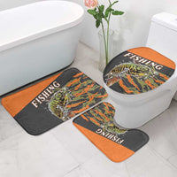 Bass Fishing Fisherman Bathroom Set Camouflag Pattern - Wonder Print Shop