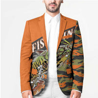 Bass Fishing Fisherman Blazer Camouflag Pattern - Wonder Print Shop
