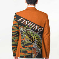 Bass Fishing Fisherman Blazer Camouflag Pattern - Wonder Print Shop