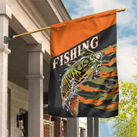 Bass Fishing Fisherman Garden Flag Camouflag Pattern - Wonder Print Shop