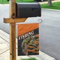 Bass Fishing Fisherman Garden Flag Camouflag Pattern - Wonder Print Shop