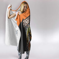 Bass Fishing Fisherman Hooded Blanket Camouflag Pattern - Wonder Print Shop
