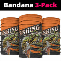 Bass Fishing Fisherman Neck Gaiter Camouflag Pattern - Wonder Print Shop