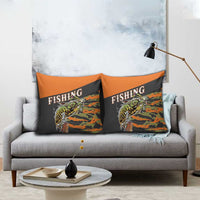 Bass Fishing Fisherman Pillow Cover Camouflag Pattern - Wonder Print Shop