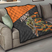 Bass Fishing Fisherman Quilt Camouflag Pattern - Wonder Print Shop