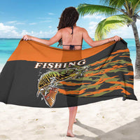 Bass Fishing Fisherman Sarong Camouflag Pattern - Wonder Print Shop