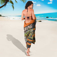 Bass Fishing Fisherman Sarong Camouflag Pattern - Wonder Print Shop