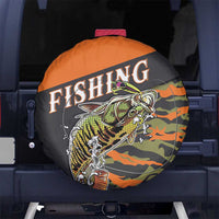 Bass Fishing Fisherman Spare Tire Cover Camouflag Pattern - Wonder Print Shop