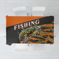 Bass Fishing Fisherman Tablecloth Camouflag Pattern - Wonder Print Shop