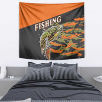Bass Fishing Fisherman Tapestry Camouflag Pattern - Wonder Print Shop