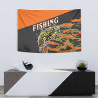 Bass Fishing Fisherman Tapestry Camouflag Pattern - Wonder Print Shop