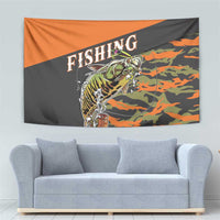 Bass Fishing Fisherman Tapestry Camouflag Pattern - Wonder Print Shop