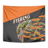 Bass Fishing Fisherman Tapestry Camouflag Pattern - Wonder Print Shop