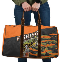 Bass Fishing Fisherman Travel Bag Camouflag Pattern - Wonder Print Shop