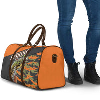Bass Fishing Fisherman Travel Bag Camouflag Pattern - Wonder Print Shop