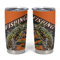 Bass Fishing Fisherman Tumbler Cup Camouflag Pattern - Wonder Print Shop