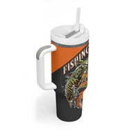 Bass Fishing Fisherman Tumbler With Handle Camouflag Pattern - Wonder Print Shop
