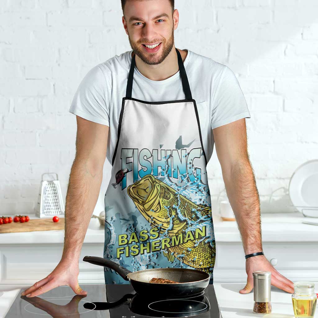 Bass Fishing Vintage Apron - Wonder Print Shop