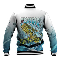 Bass Fishing Vintage Baseball Jacket - Wonder Print Shop