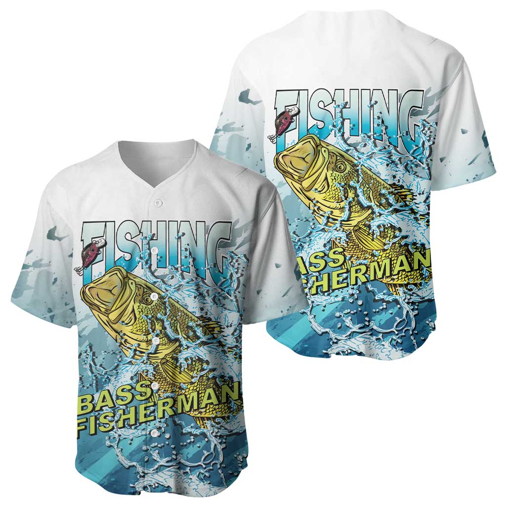 Bass Fishing Vintage Baseball Jersey - Wonder Print Shop