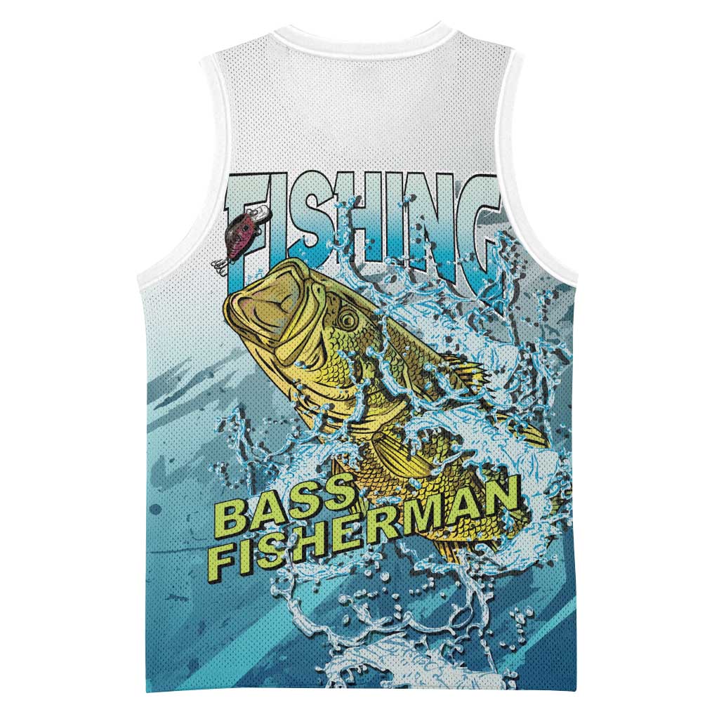 Bass Fishing Vintage Basketball Jersey - Wonder Print Shop