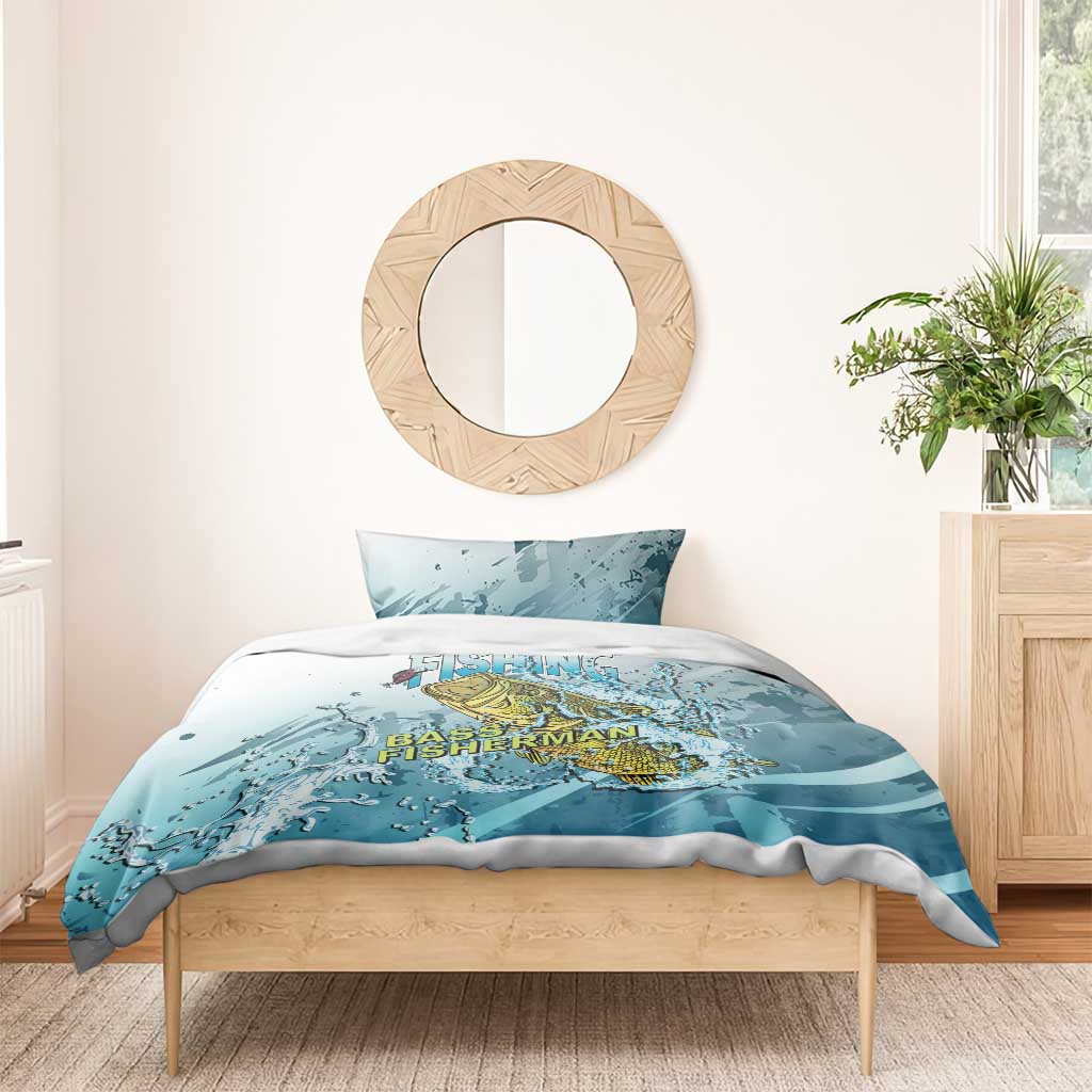 Bass Fishing Vintage Bedding Set - Wonder Print Shop