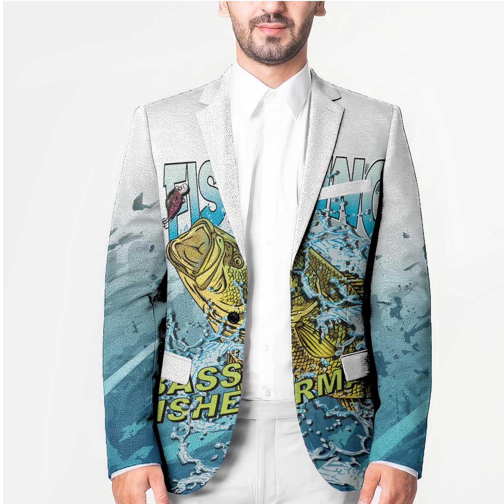 Bass Fishing Vintage Blazer - Wonder Print Shop