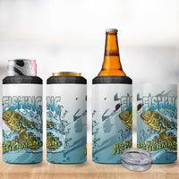 Bass Fishing Vintage 4 in 1 Can Cooler Tumbler - Wonder Print Shop