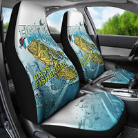 Bass Fishing Vintage Car Seat Cover - Wonder Print Shop