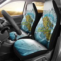 Bass Fishing Vintage Car Seat Cover - Wonder Print Shop