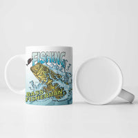 Bass Fishing Vintage Ceramic Mug - Wonder Print Shop
