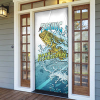 Bass Fishing Vintage Door Cover - Wonder Print Shop