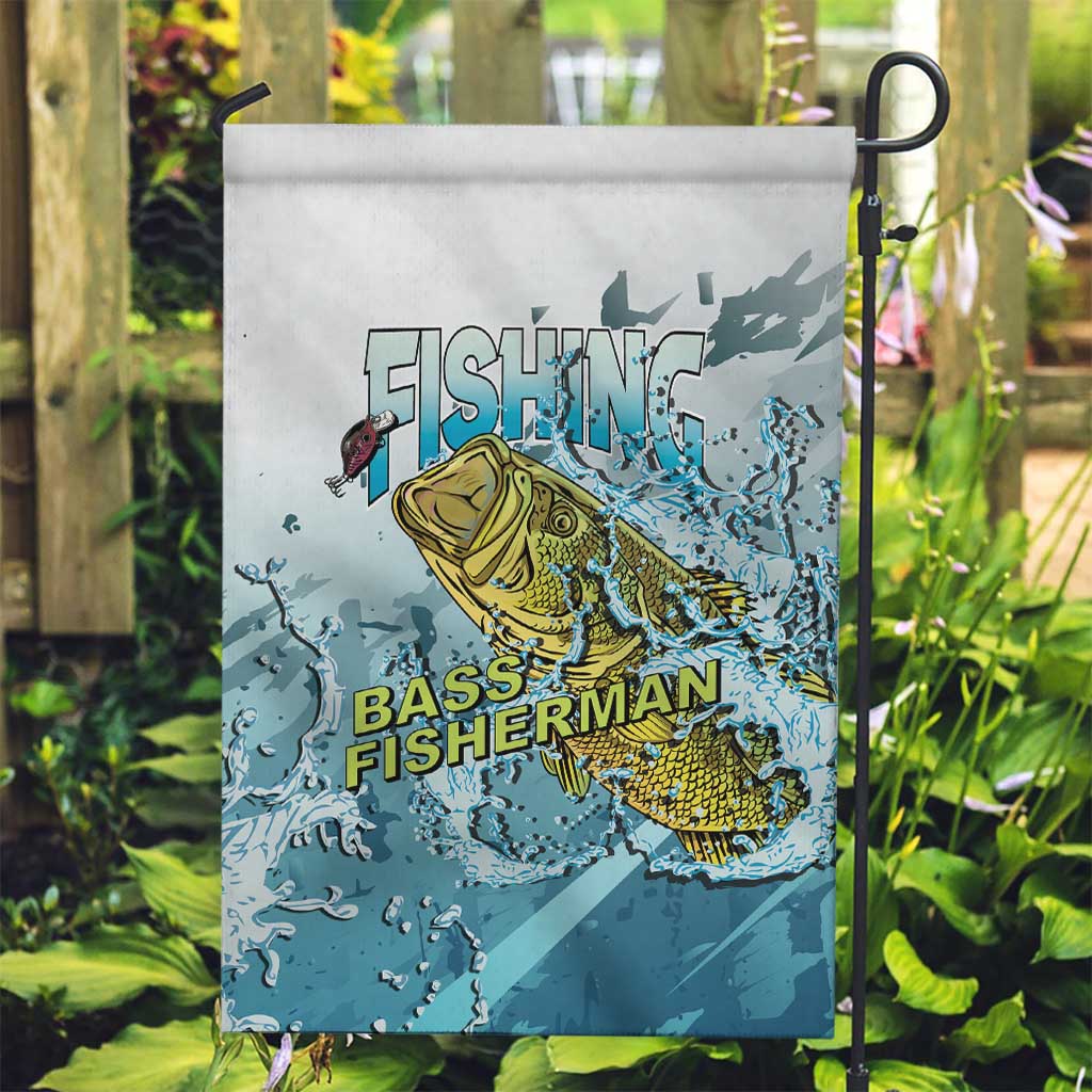 Bass Fishing Vintage Garden Flag - Wonder Print Shop
