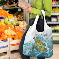 Bass Fishing Vintage Grocery Bag - Wonder Print Shop