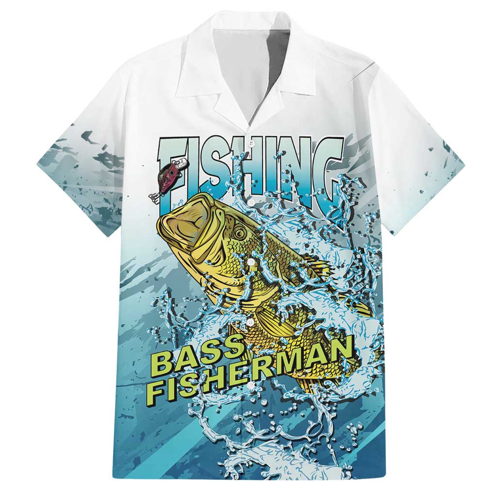 Bass Fishing Vintage Hawaiian Shirt - Wonder Print Shop