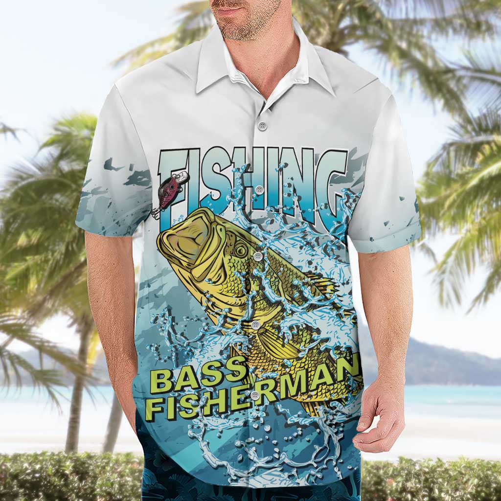 Bass Fishing Vintage Hawaiian Shirt - Wonder Print Shop